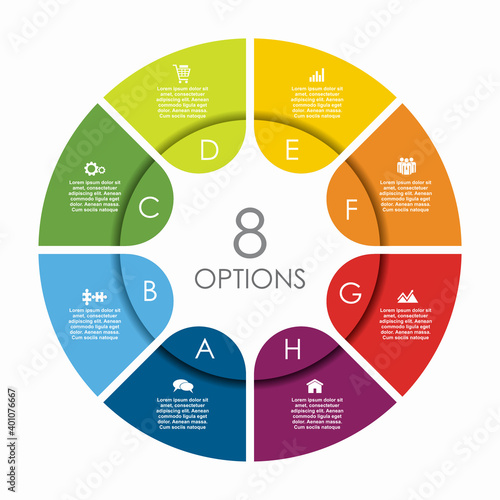 Infographic design template with place for your data. Vector illustration.
