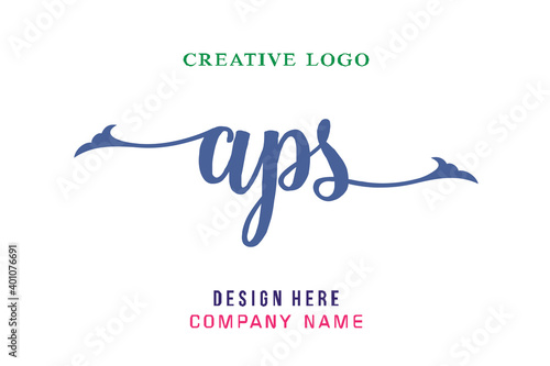 APS lettering logo is simple, easy to understand and authoritative
