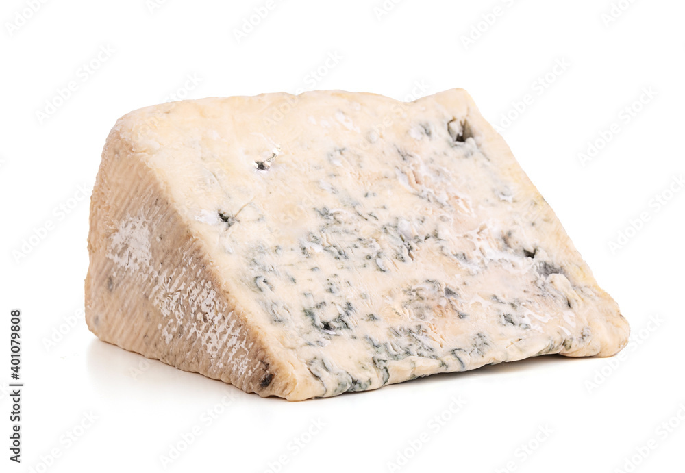 Portion of blue cheese from Auvergne