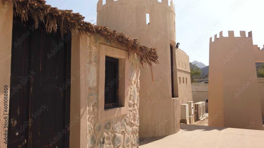 Hatta heritage village in Hatta town of Dubai emirate in the UAE Stock ...