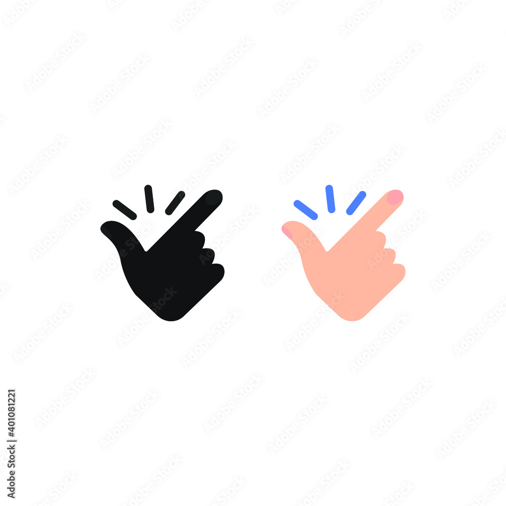 Fototapeta premium hand icon, idea, vector illustration