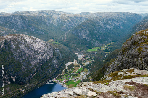 view of the norwegian fjord