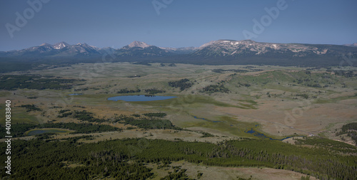 Looking Out Over Yellowstone Wilderness from Bunsen Peak