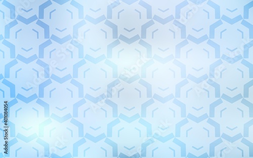 Light BLUE vector background with bent lines. Modern gradient abstract illustration with bandy lines. Abstract design for your web site.
