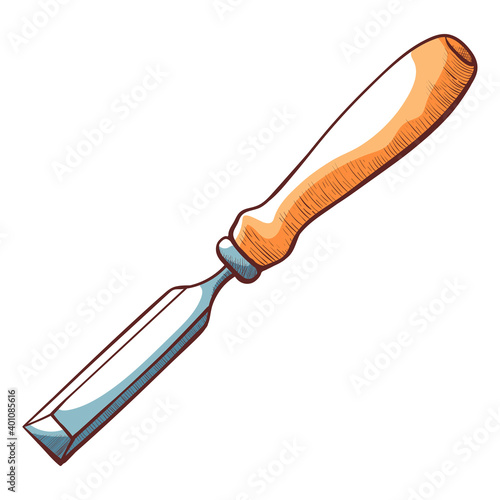 Professional carpentry carving wood chisel tool, woodworking