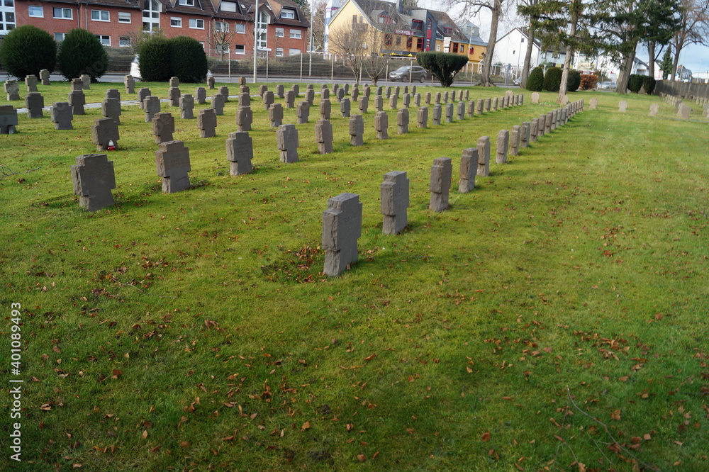 Naklejka premium Soldatenfriedhof Euskirchen