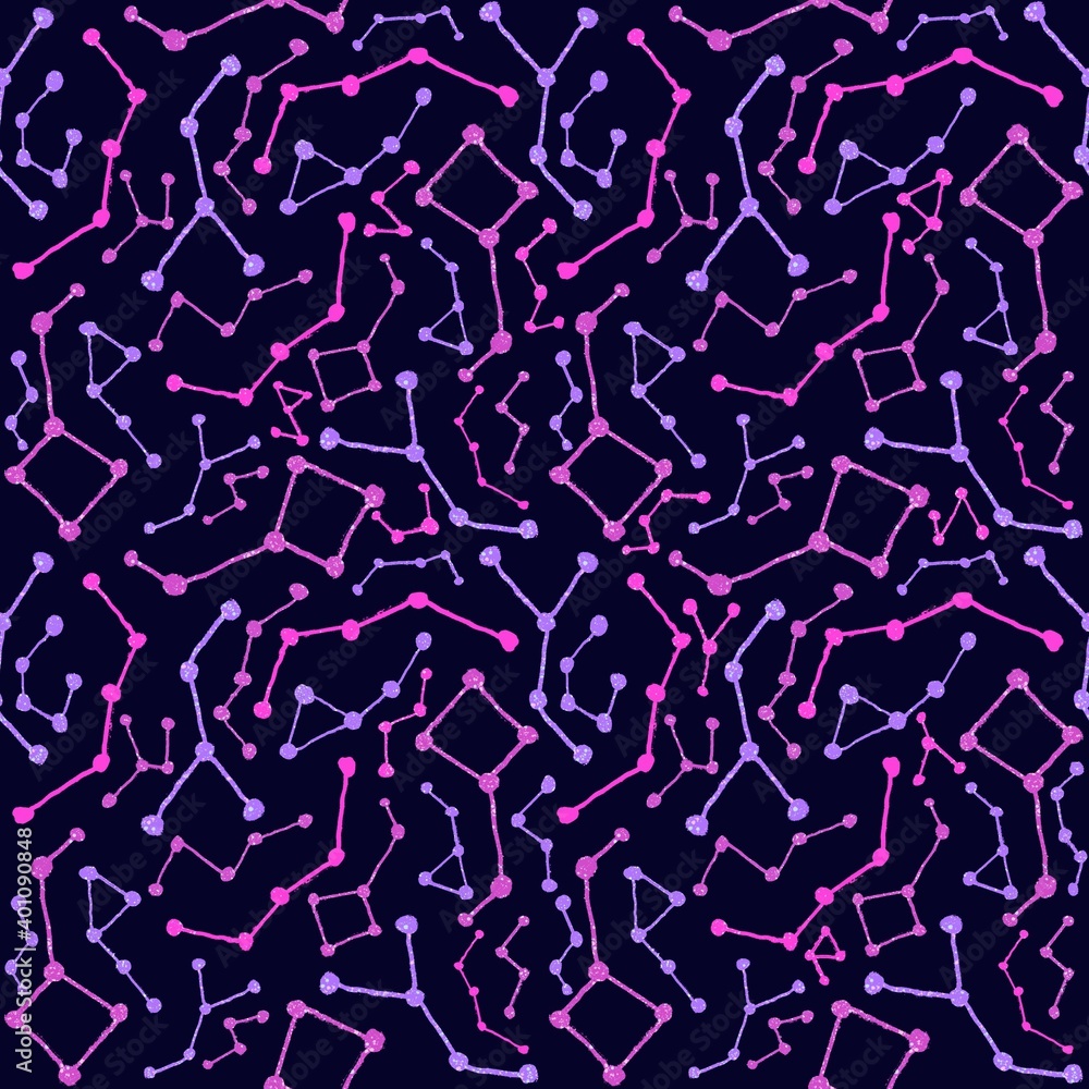Constellation Seamless Pattern