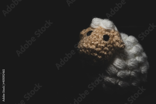Amigurumi Sheep crocheted or knitted stuffed toy