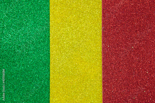 Red Yellow and Green glitter texture abstract background for theme idea design concept