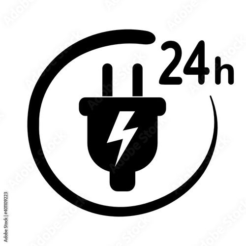 ikona ładowania 24h