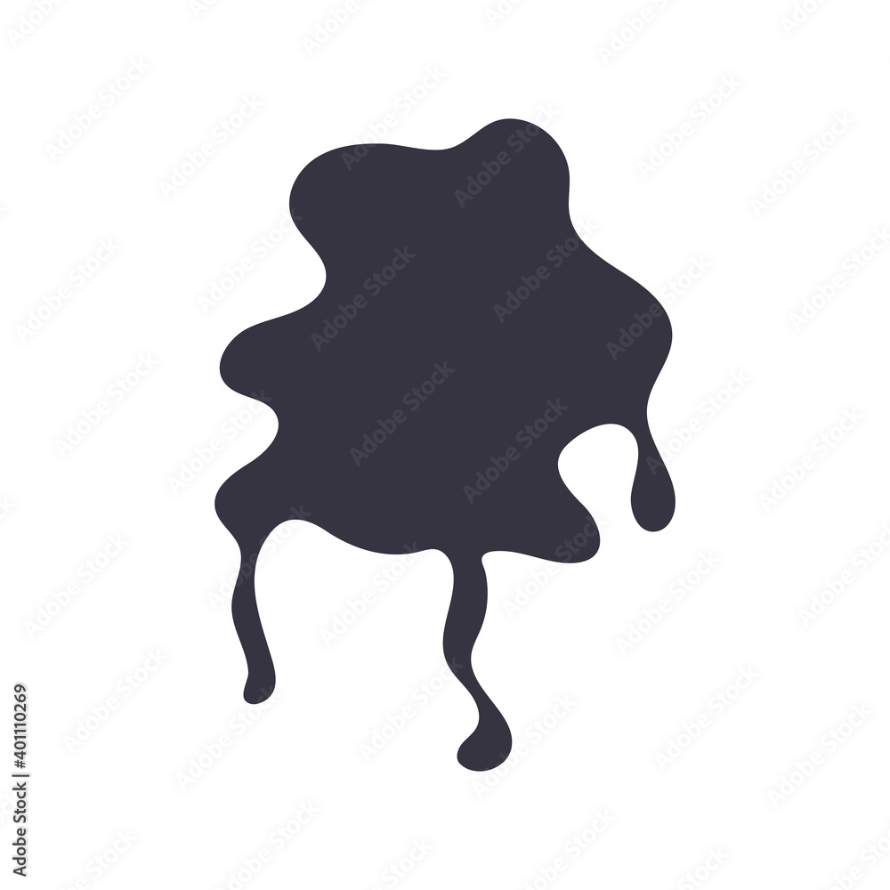 splash form drip ink blot flat style icon splash form drip ink blot flat style icon
