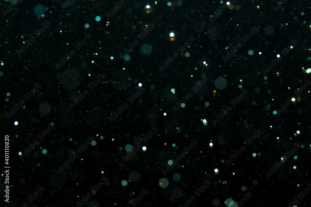 Glittering stars of bokeh use for celebrate