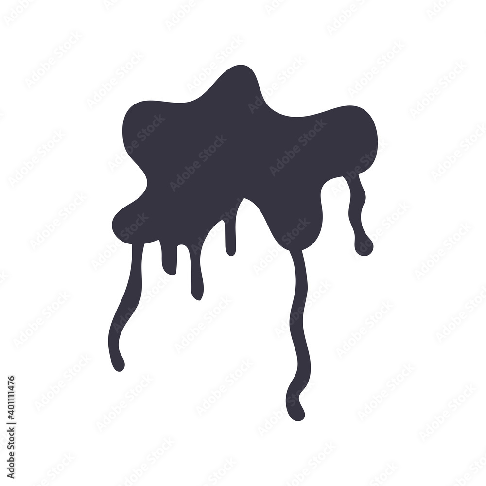 splashing form drip blot monochrome flat style icon splashing form drip blot monochrome flat style icon