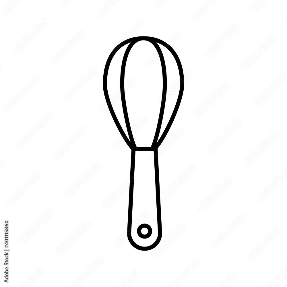 mixer kitchen cutlery line style icon mixer kitchen cutlery line style icon