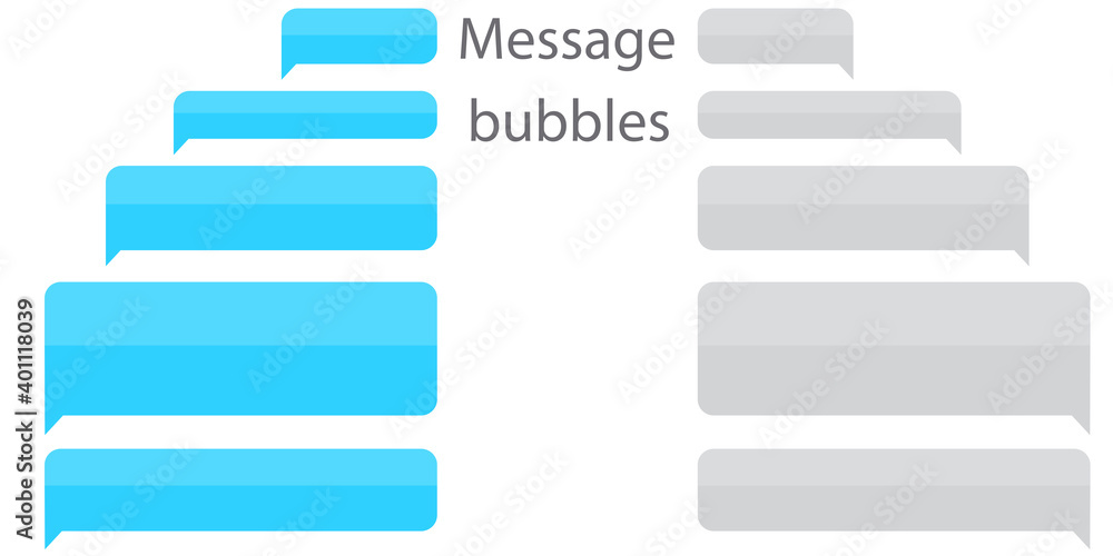 Chat messenger set icon. Bubble set icon vector illustration. Social media web element. Talk interface message button. Stock image. EPS 10. Chat messenger set icon. Bubble set icon vector illustration. Social media web element. Talk interface message button. Stock image. EPS 10.