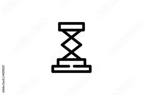 Factory Outline Icon - Hydraulics