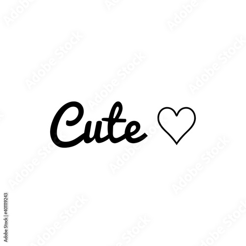 Wallpaper Mural ''Cute'' Lettering Torontodigital.ca