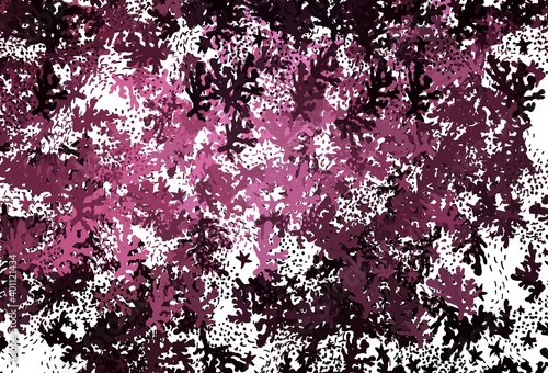 Dark Pink vector backdrop with memphis shapes.