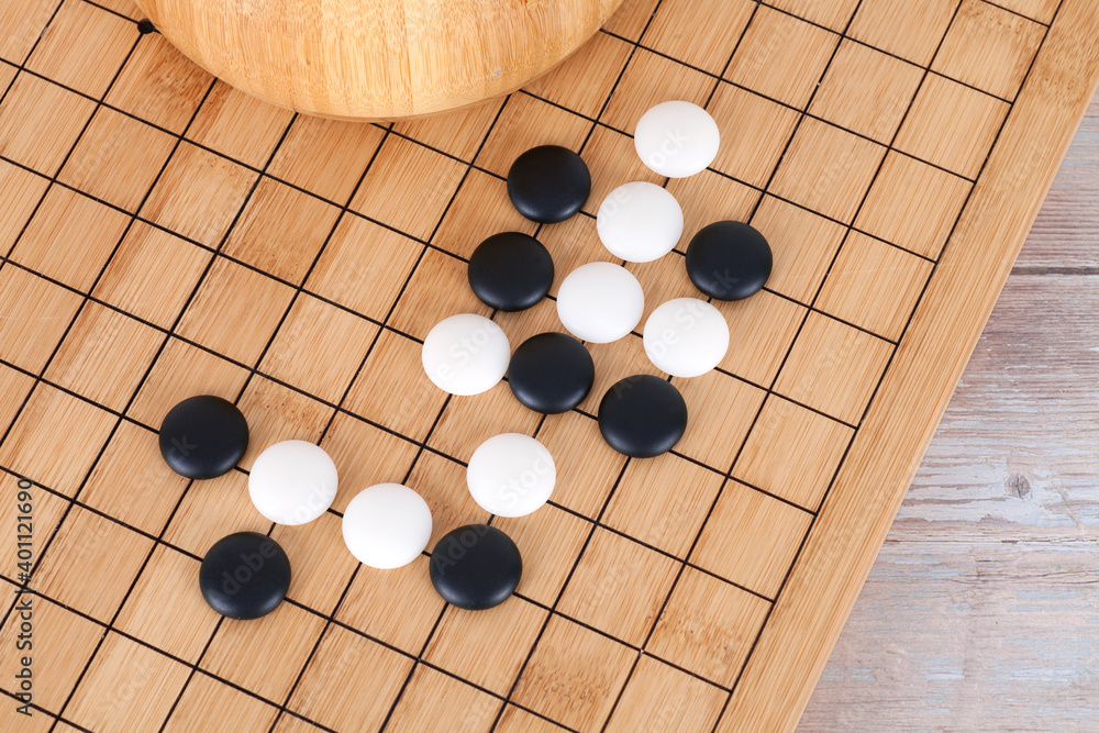 Pawns and pawn boxes on the chessboard Pawns and pawn boxes on the chessboard