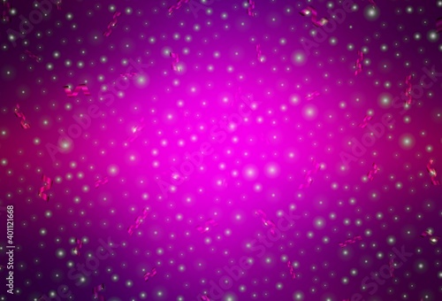 Dark Purple vector pattern in Christmas style.