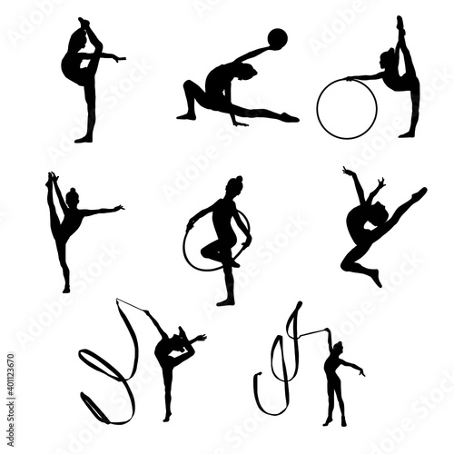 Rhythmic gymnastics Silhouettes