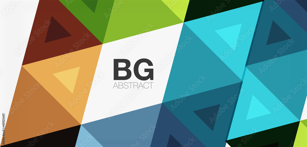Mosaic triangle pattern abstract background for cover, banner, flyer and poster and other template Mosaic triangle pattern abstract background for cover, banner, flyer and poster and other template