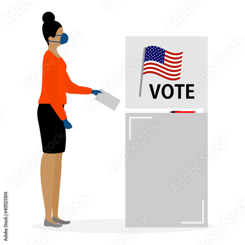 Vote Vector People Presidential Election Campaign