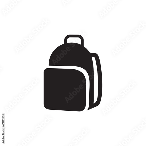 Bag pack logo design template