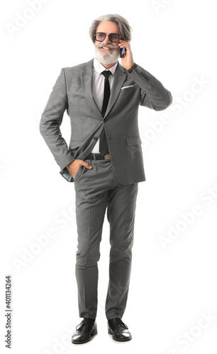 Portrait of senior business...