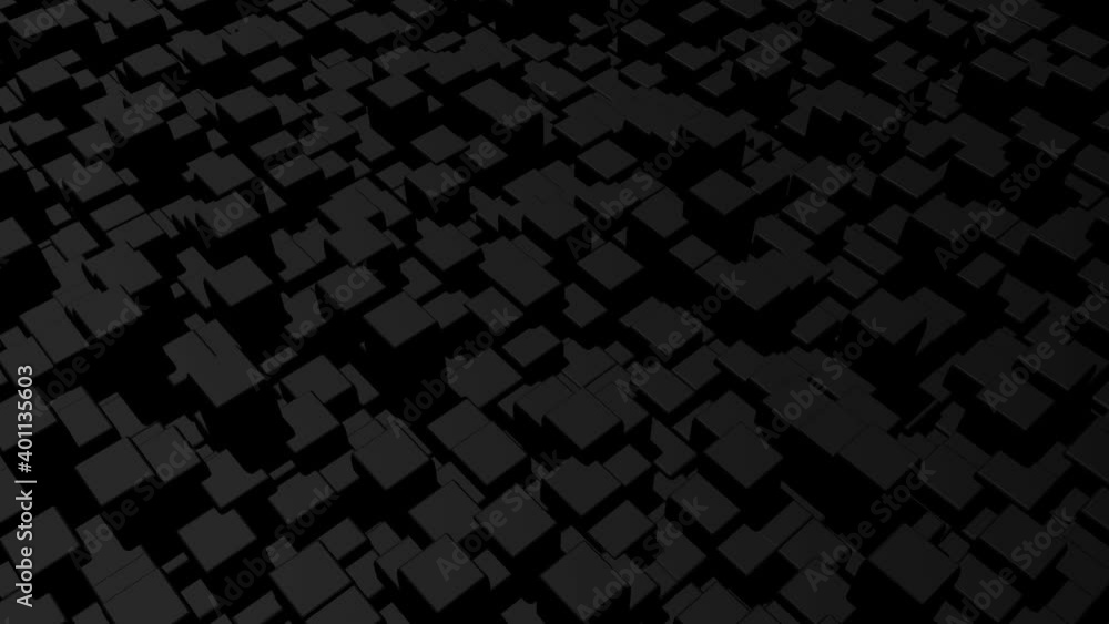 3d abstract dark geometric bg with gray cubes flash with multicolor neon light in 4k randomly. Smooth looped animation. Cubes form a flat structure. Creative simple motion design bg with 3d objects 3d abstract dark geometric bg with gray cubes flash with multicolor neon light in 4k randomly. Smooth looped animation. Cubes form a flat structure. Creative simple motion design bg with 3d objects