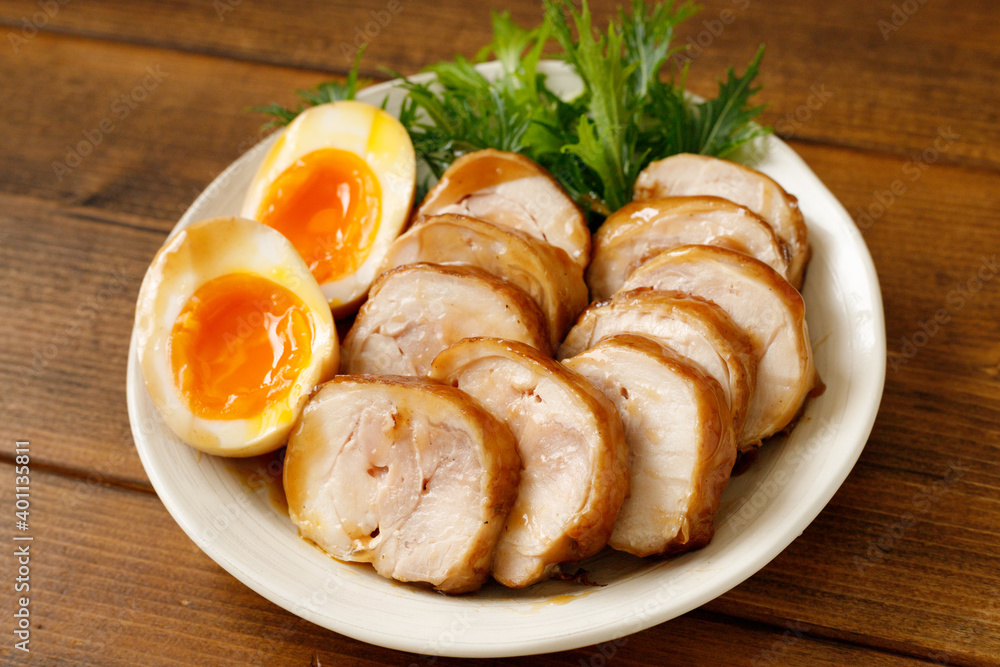鶏もも肉のチャーシュー 鶏もも肉のチャーシュー