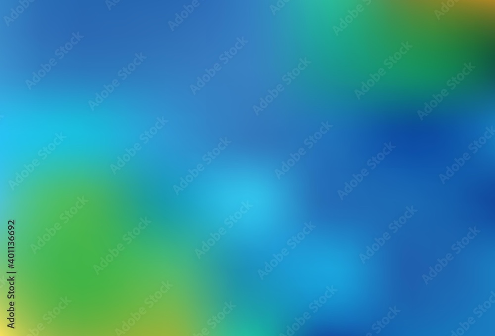 Obraz premium Light Blue, Green vector glossy abstract layout.