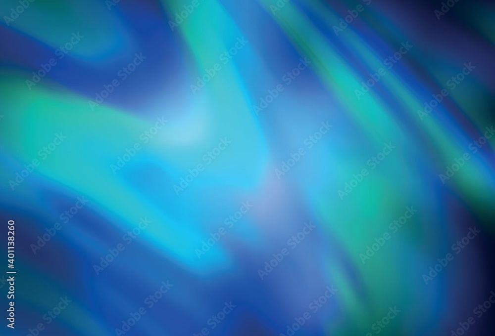 Light BLUE vector blurred bright pattern. Light BLUE vector blurred bright pattern.