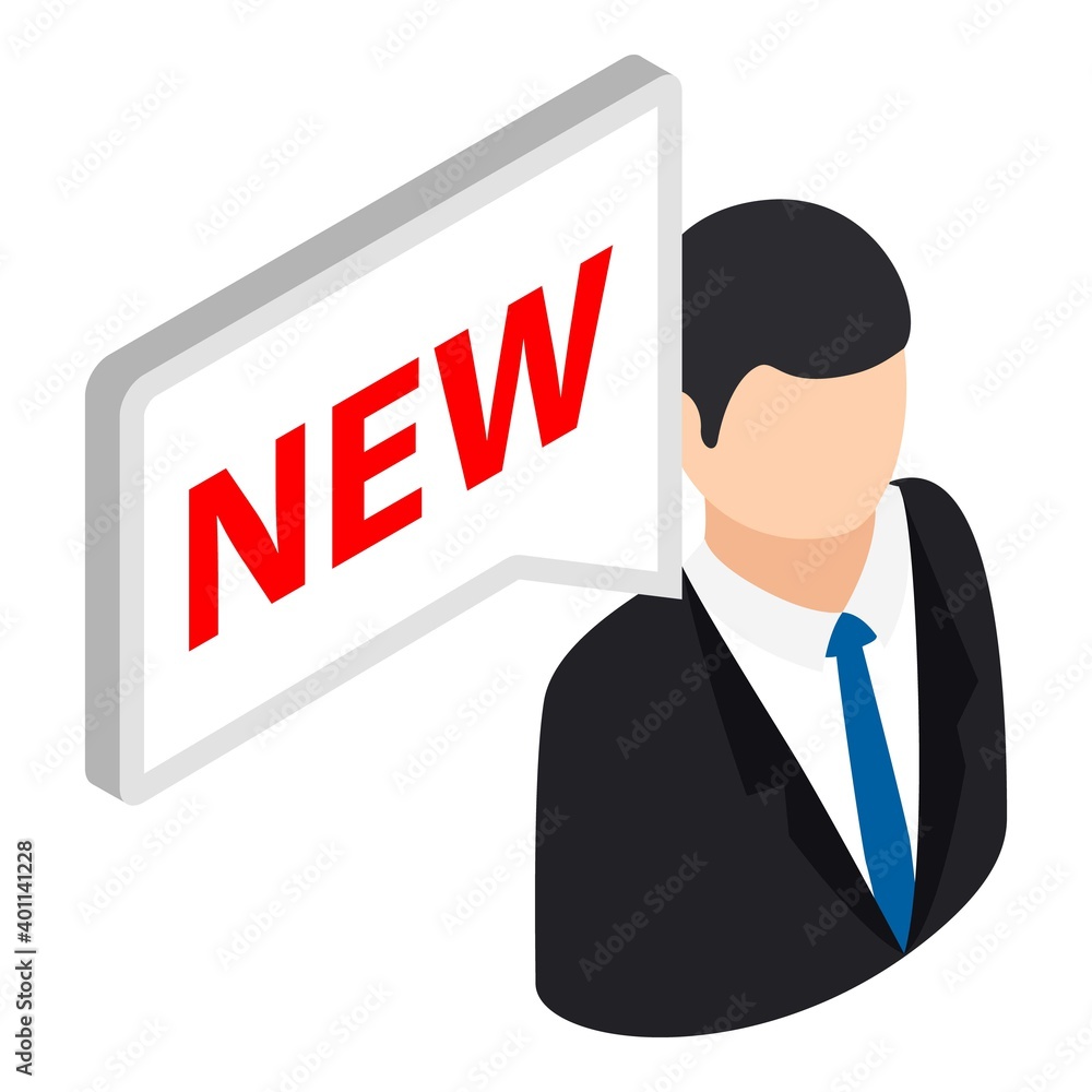 Business development icon. Isometric illustration of business development vector icon for web Business development icon. Isometric illustration of business development vector icon for web