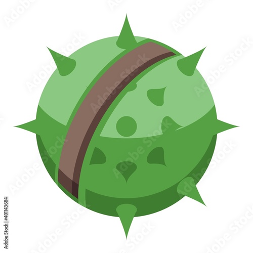 Park tree chestnut icon. Isometric of park tree chestnut vector icon for web design isolated on white background