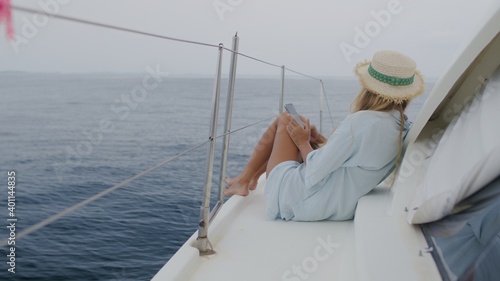 Luxury travel on yacht © Kaponia Aliaksei