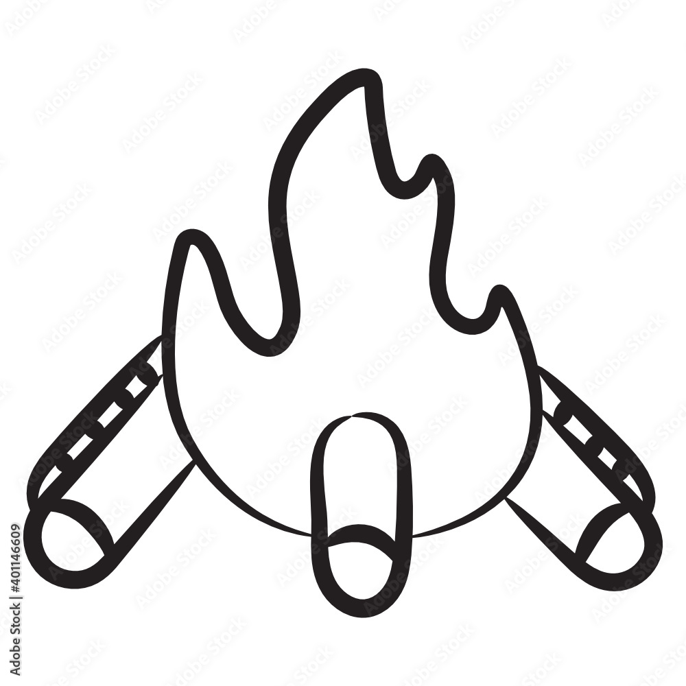 Printable Campfire Log Template