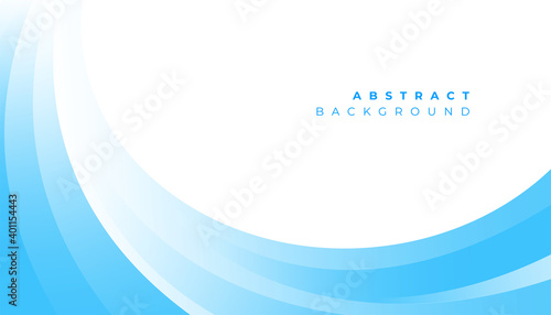 Abstract blue wavy business style background. Eps10 Vector 