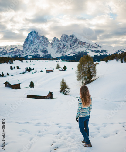 Landscape with mountains