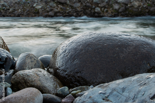 rocks in the river