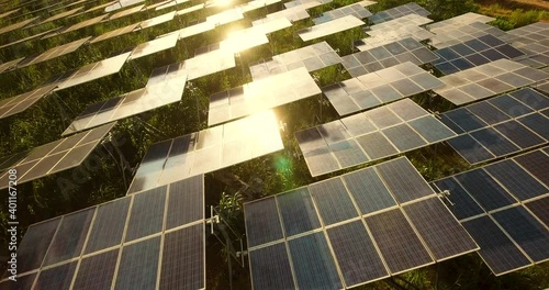 Solar farm power for electric in solar farm power station