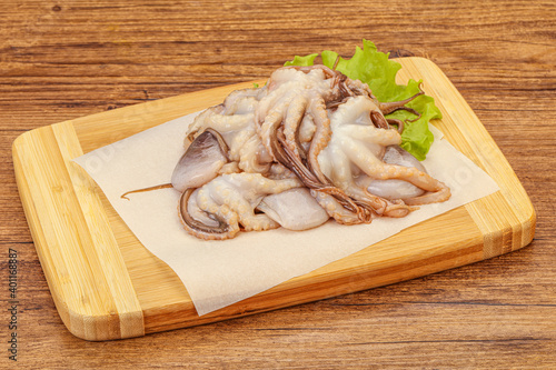 Raw seafood - octopus for cooking