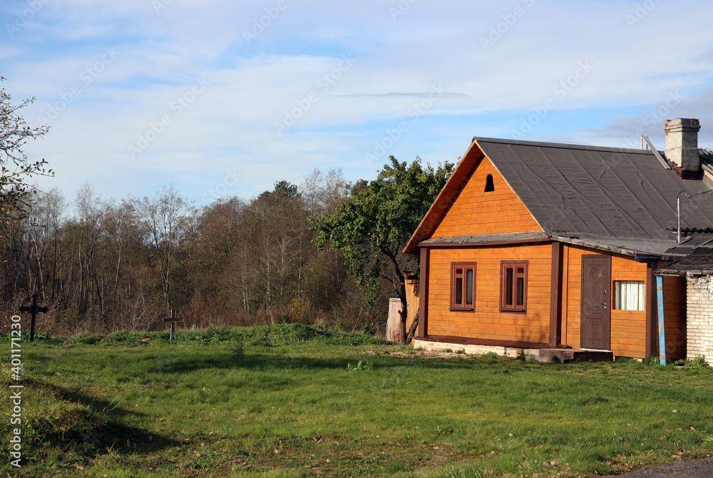 old house in the countryside