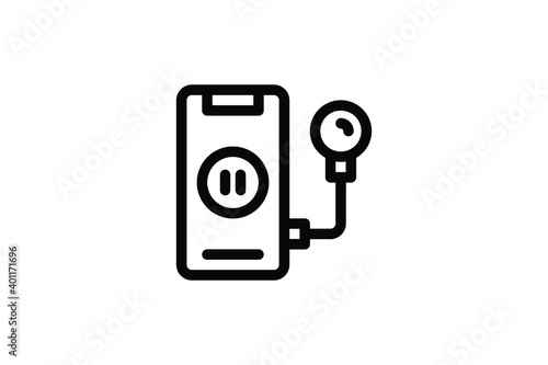 Record Studio Outline Icon - Music Player