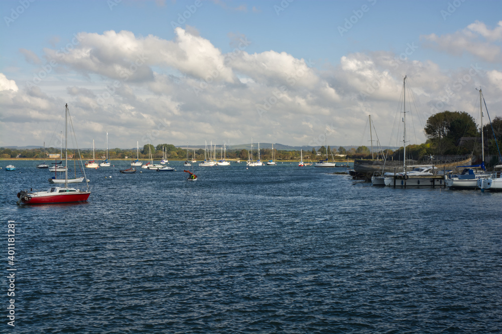 Waterside at Dell Quay, West Sussex, England Waterside at Dell Quay, West Sussex, England