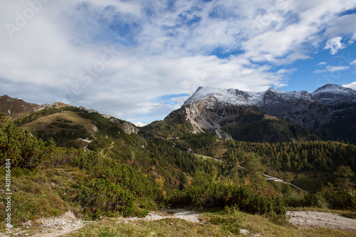 Mountain Schneibstein in Berchtesgaden, Bavaria, Germany
