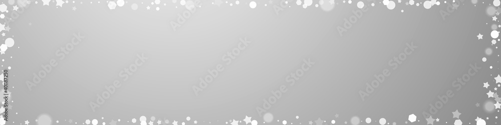 Magic stars sparse Christmas background. Subtle fl