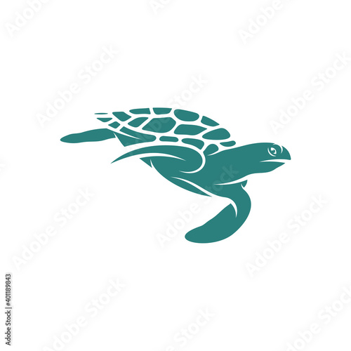 Turtle design vector illustration, Creative Turtle logo design concepts template, icon symbol