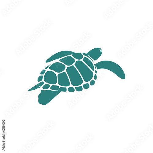 Turtle design vector illustration, Creative Turtle logo design concepts template, icon symbol