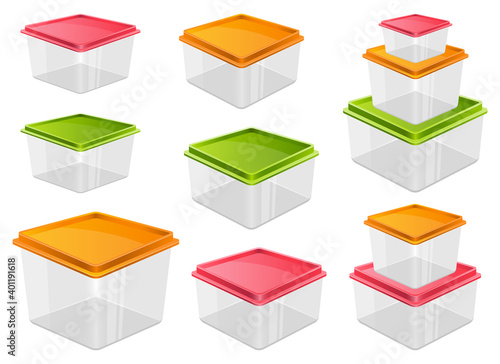 Food container vector design illustration isolated on white background